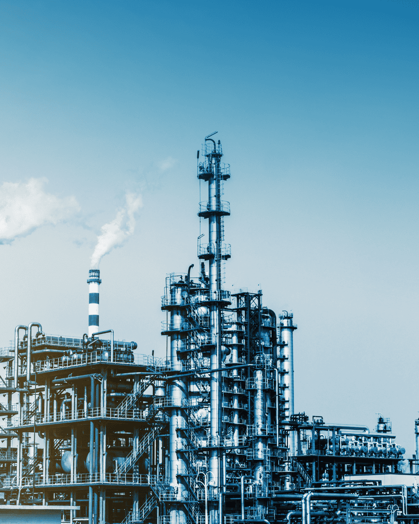 Daytime view of Hydrofluoric Acid HF Chemical Plant